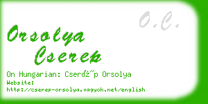 orsolya cserep business card